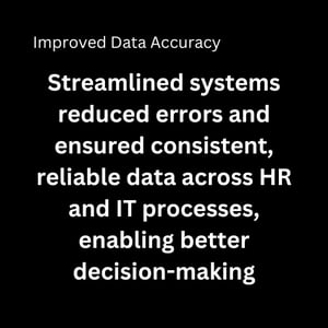 Improved Data Accuracy