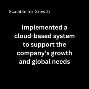 Scalable for Growth